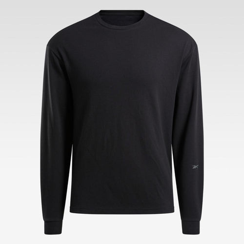 Reebok Apparel Men Active Collective Long Sleeve T-Shirt BLACK