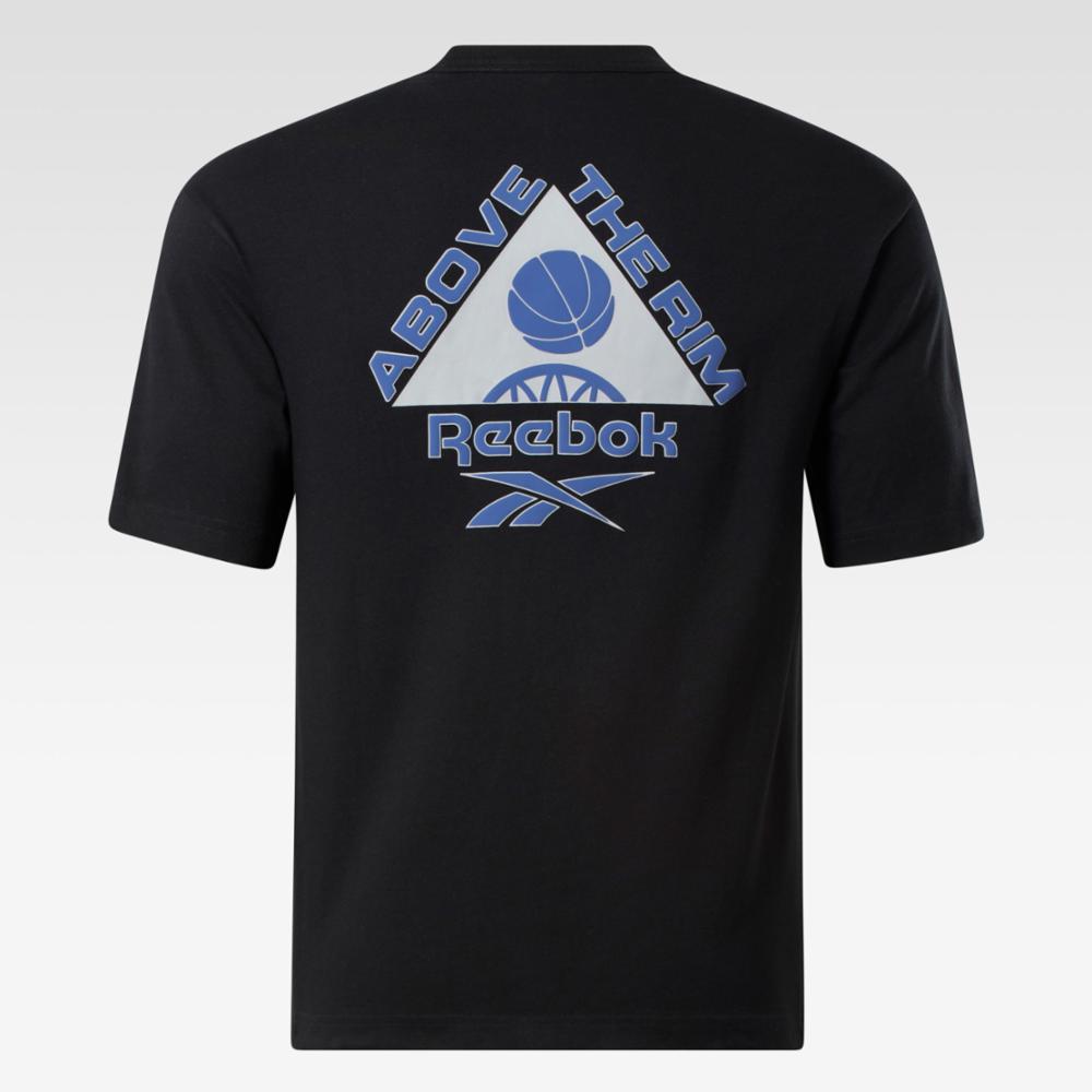 Reebok Apparel Men Above The Rim Hoopwear Tee BLACK