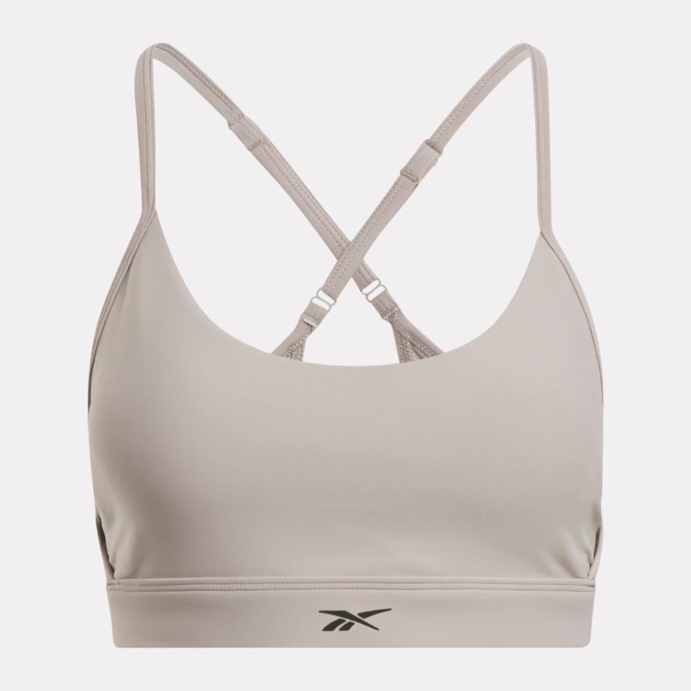 Reebok Apparel Women Lux Strappy Sports Bra ASH