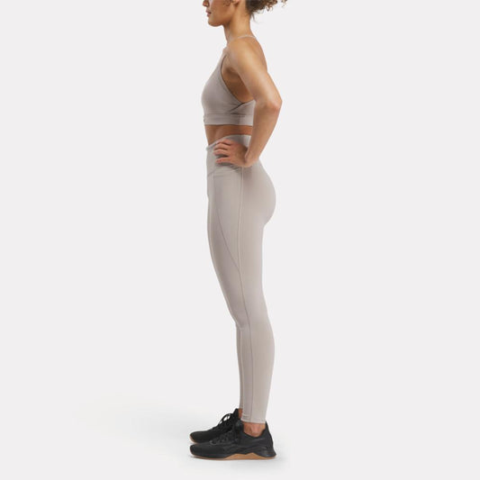 Reebok Apparel Women Lux Strappy Sports Bra ASH