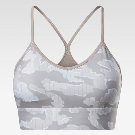 Reebok Apparel Women Reebok Identity Training Camo Bra ASH