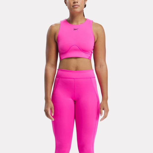 Reebok Apparel Women Lux Contour Crop Top LASPIN