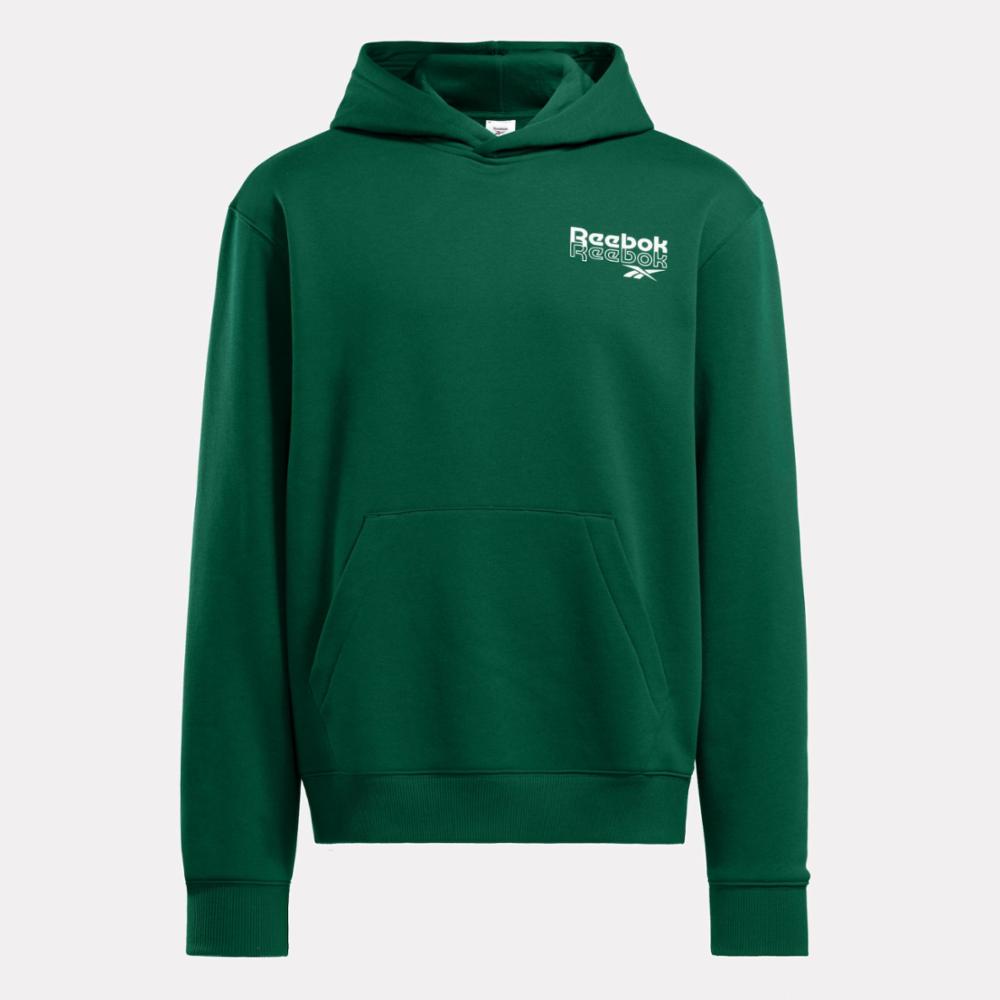 Reebok Apparel Men Reebok Identity Brand Proud Hoodie DRKGRN