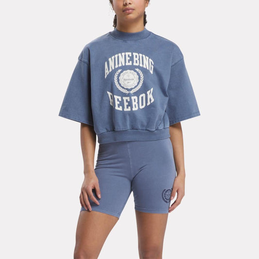 Reebok Apparel Women Reebok x ANINE BING T-Shirt BATIK BLUE