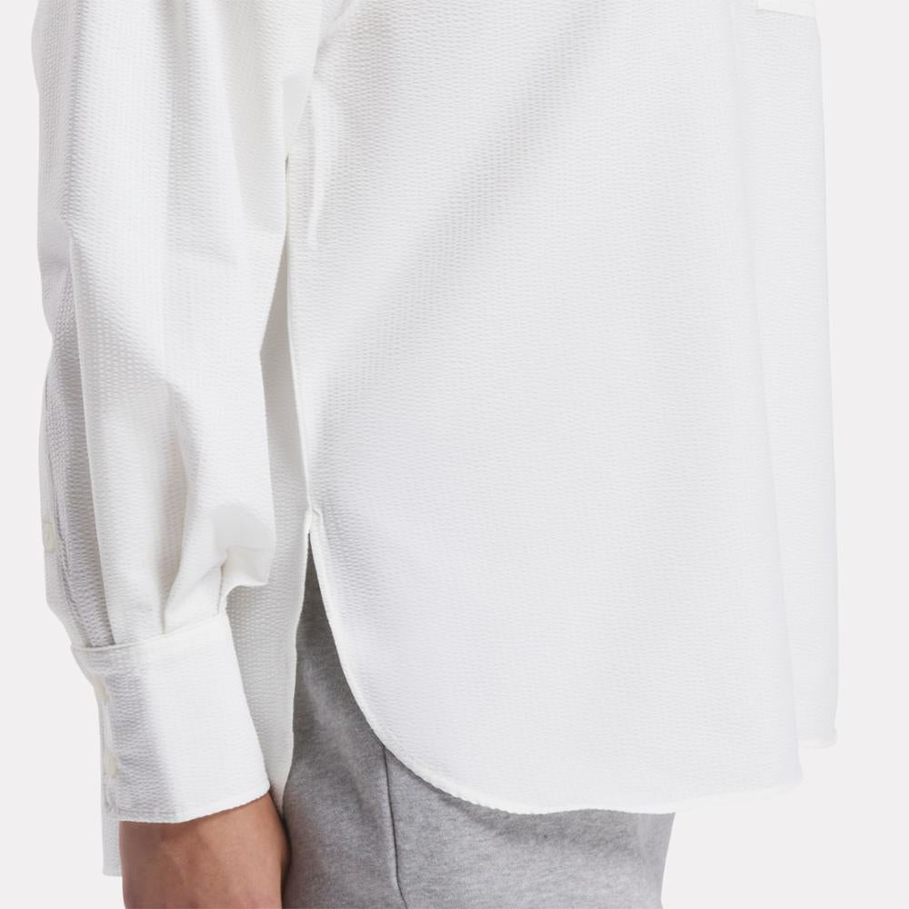 Reebok Apparel Women Reebok x ANINE BING Tailored Shirt PUGRY3