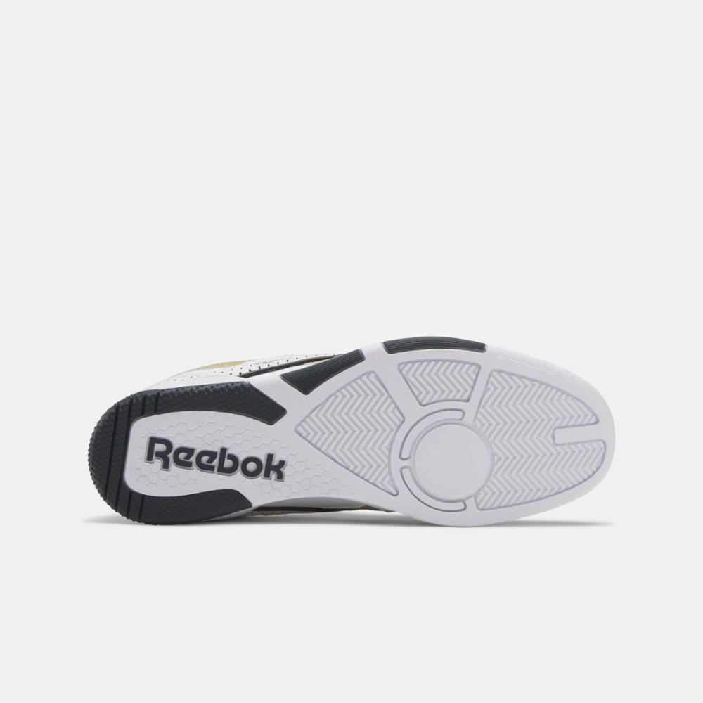 Reebok Footwear Men Victor Solomon BB 4000 II Basketball Shoes WHITE/GOLD/PUREGREY8