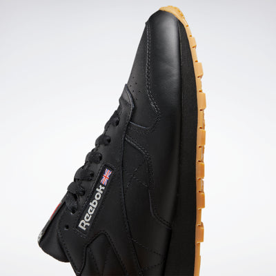 Reebok Footwear Men Classic Leather Shoes Cblack/Pugry5/Rbkg03