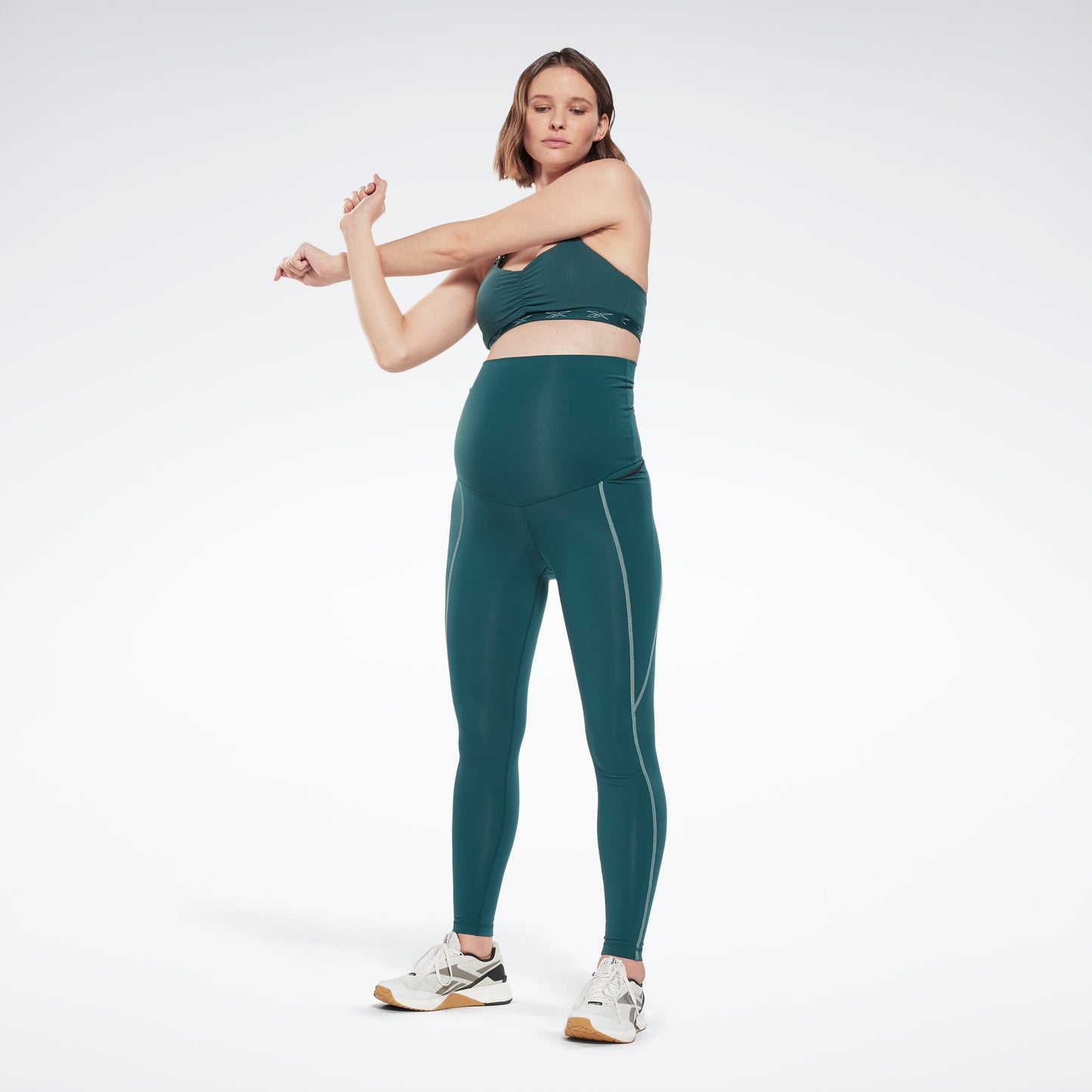 Reebok Apparel Femmes Reebok Lux 2.0 Maternity Leggings Forgrn