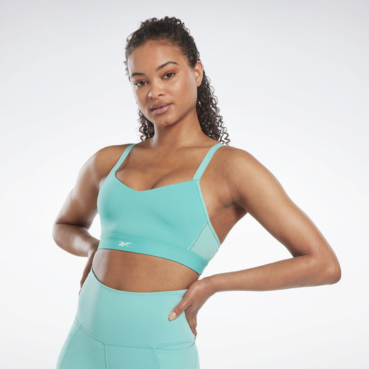 Reebok Apparel Women Reebok Lux Strappy Sports Bra Seclte
