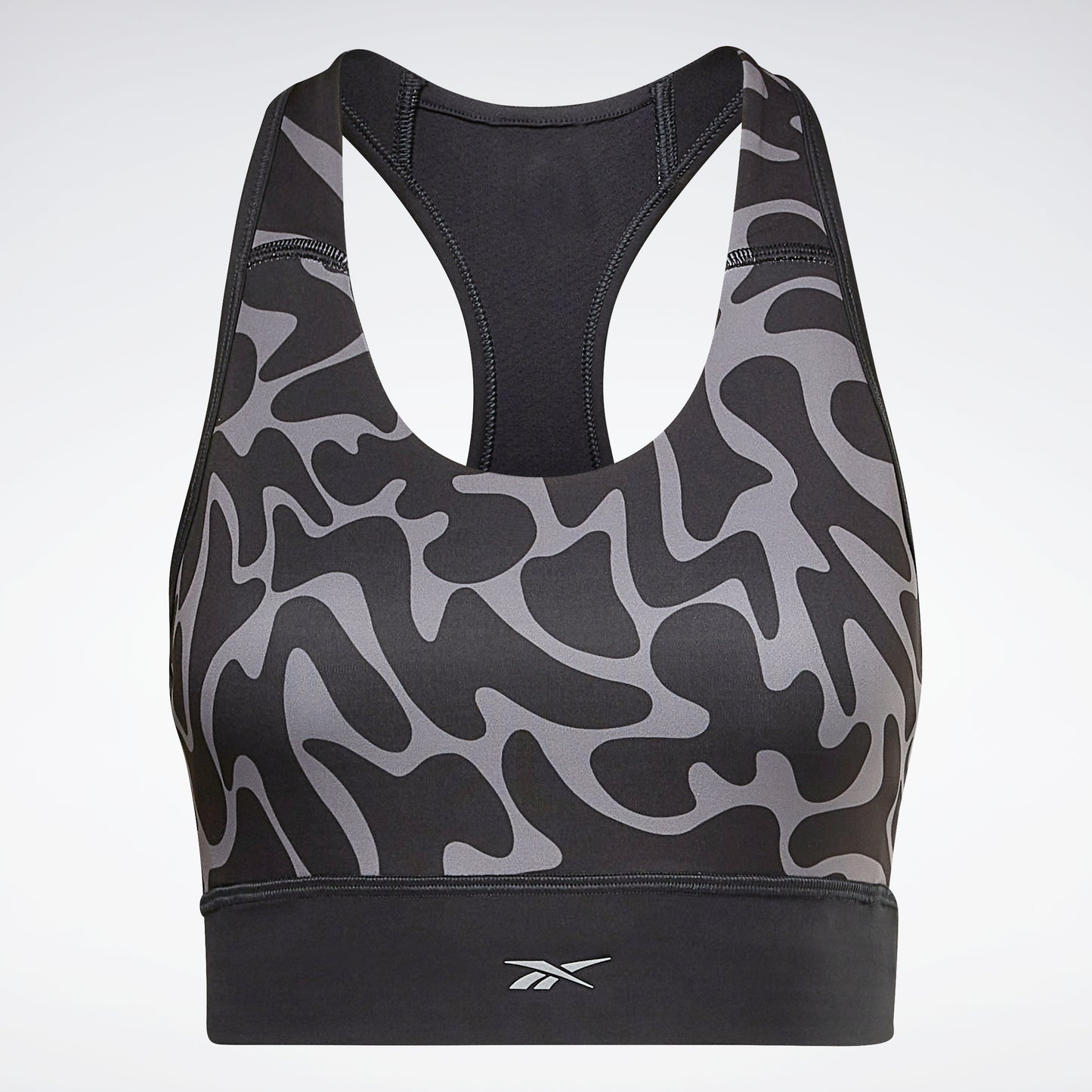 Reebok Apparel Women Running Printed Sports Bra Noir