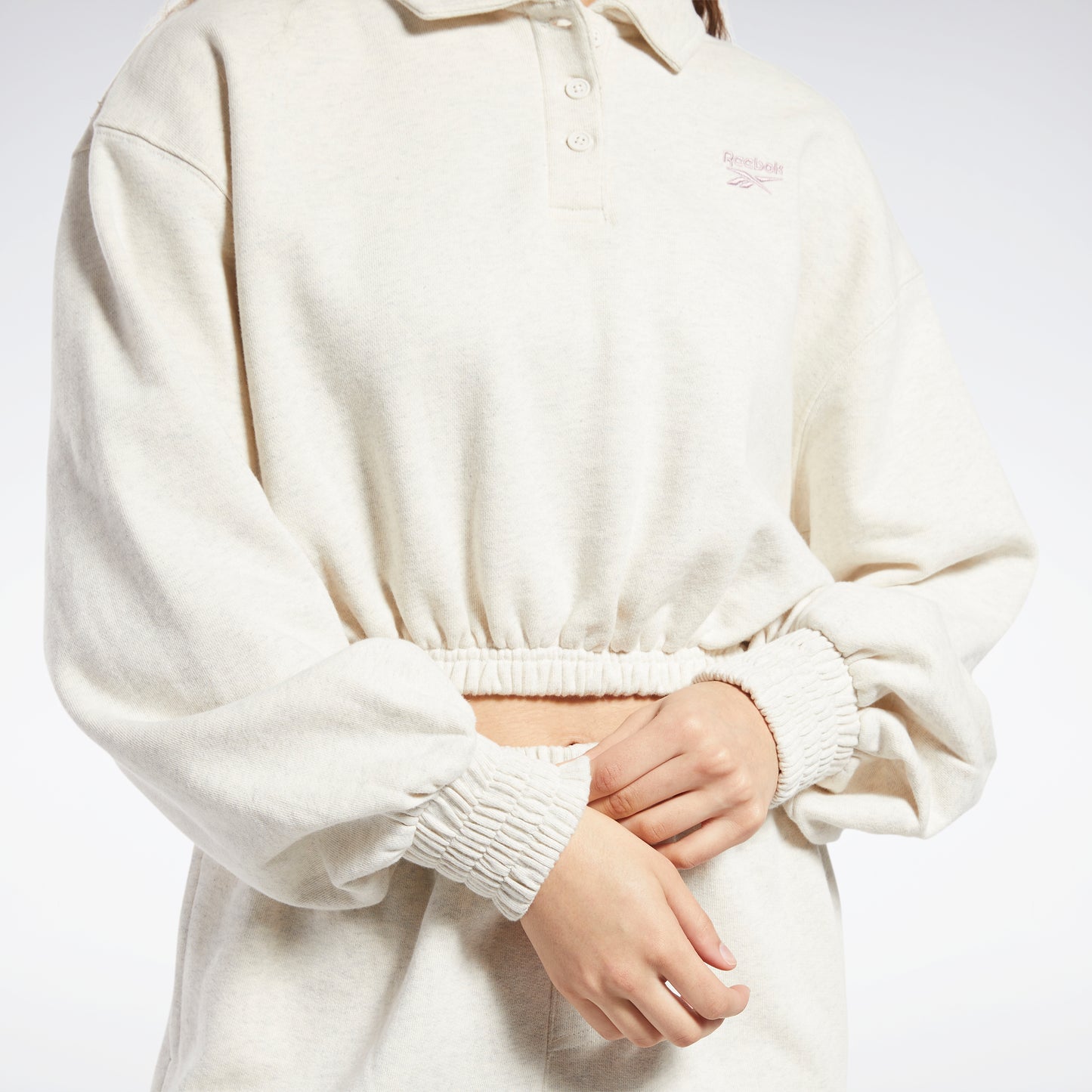 Reebok Apparel Women Classics French Terry Collared Sweatshirt Clwtml