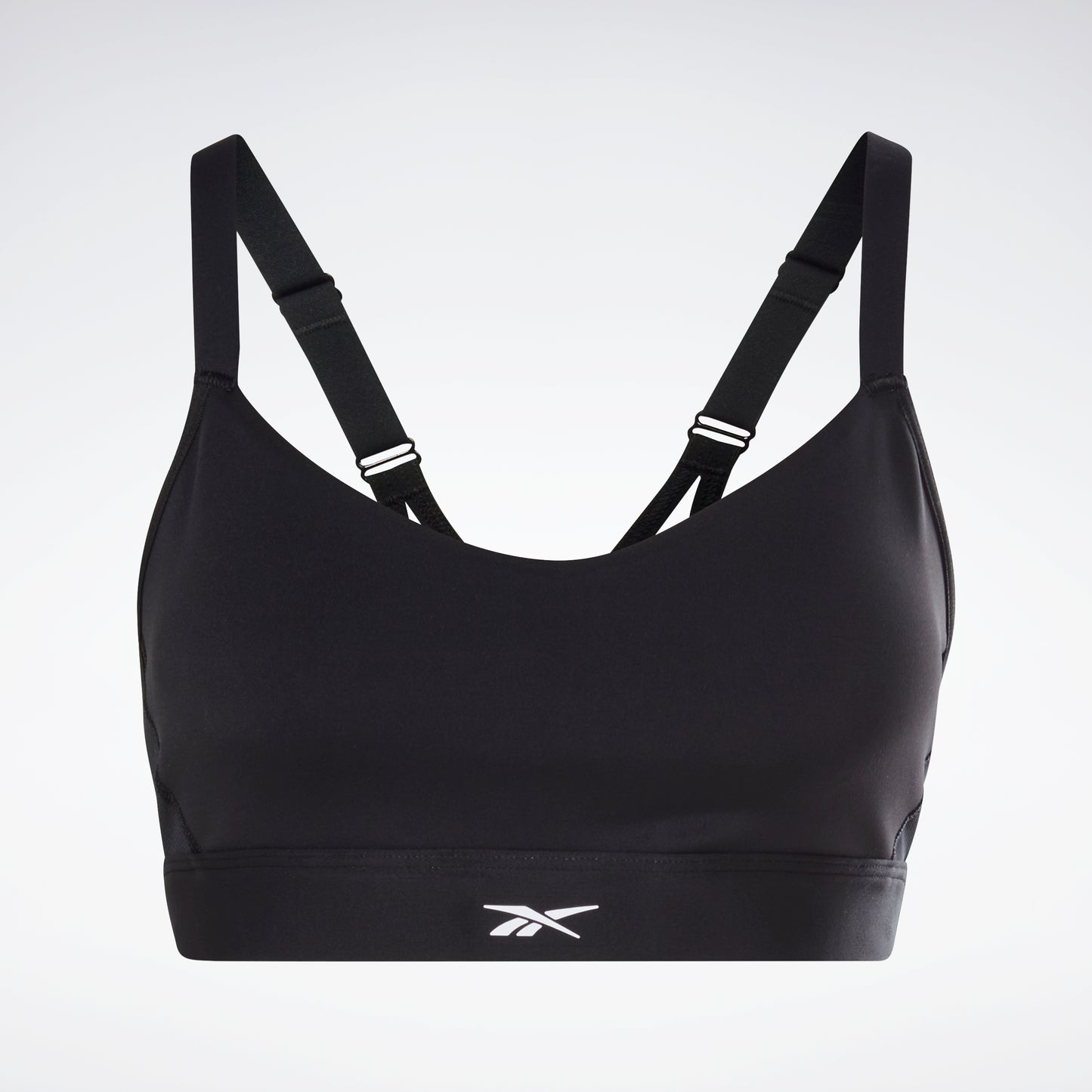 Reebok Apparel Women Reebok Lux Strappy Sports Bra Black