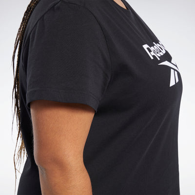 Reebok Apparel Women Classics Big Logo T-Shirt Black