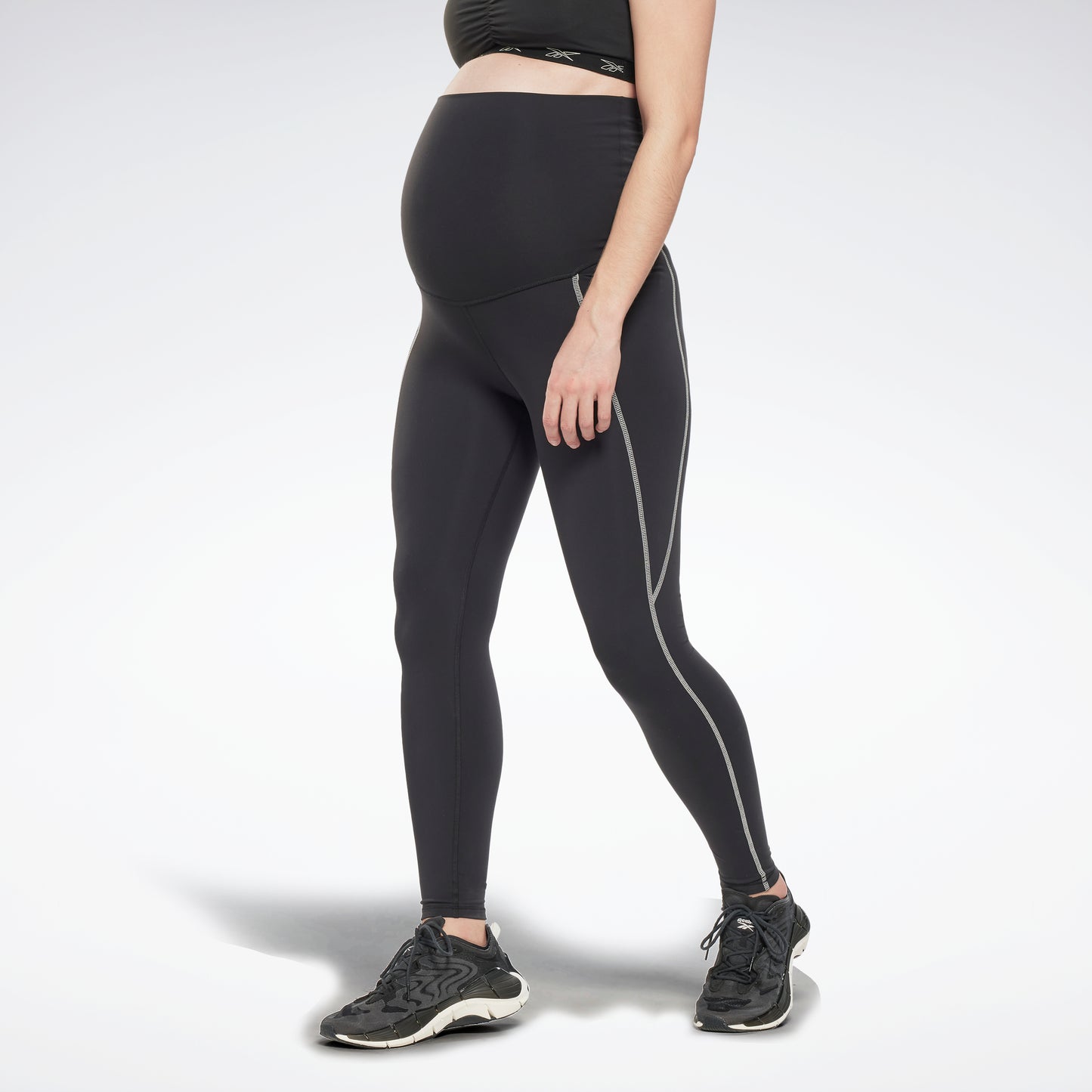 Reebok Apparel Women Reebok Lux 2.0 Maternity Leggings noir