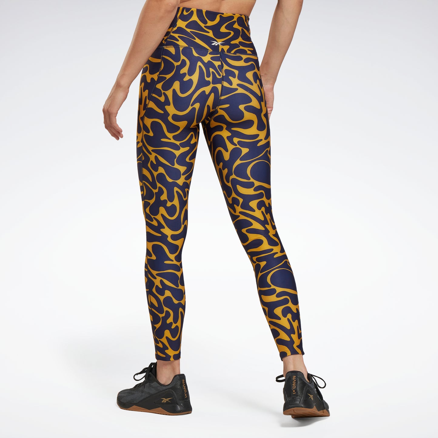 Reebok Apparel Women Workout Ready Printed Leggings Brgoch