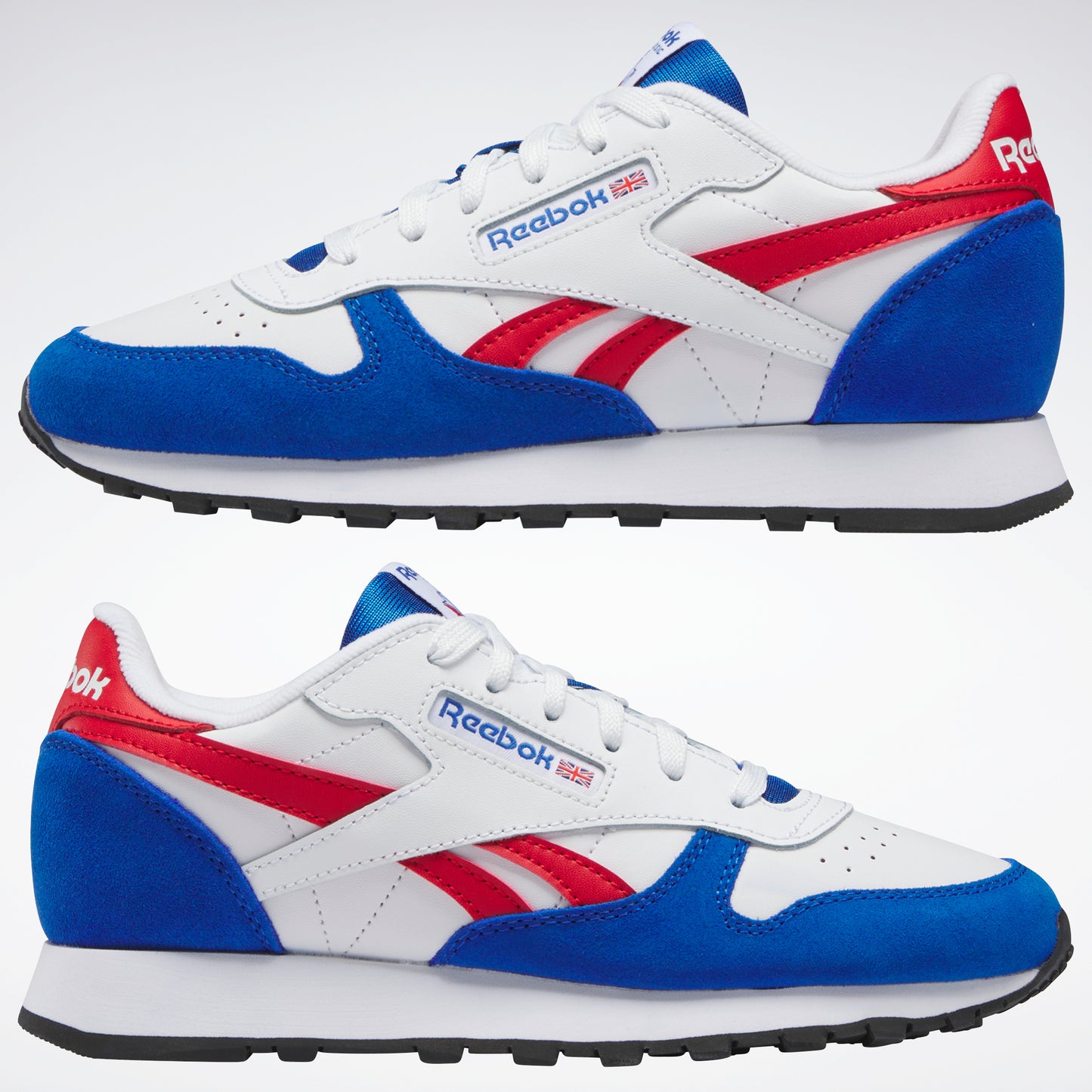 Reebok Footwear Kids Classic Leather Shoes Junior Vecblu/Ftwwht/Vecred