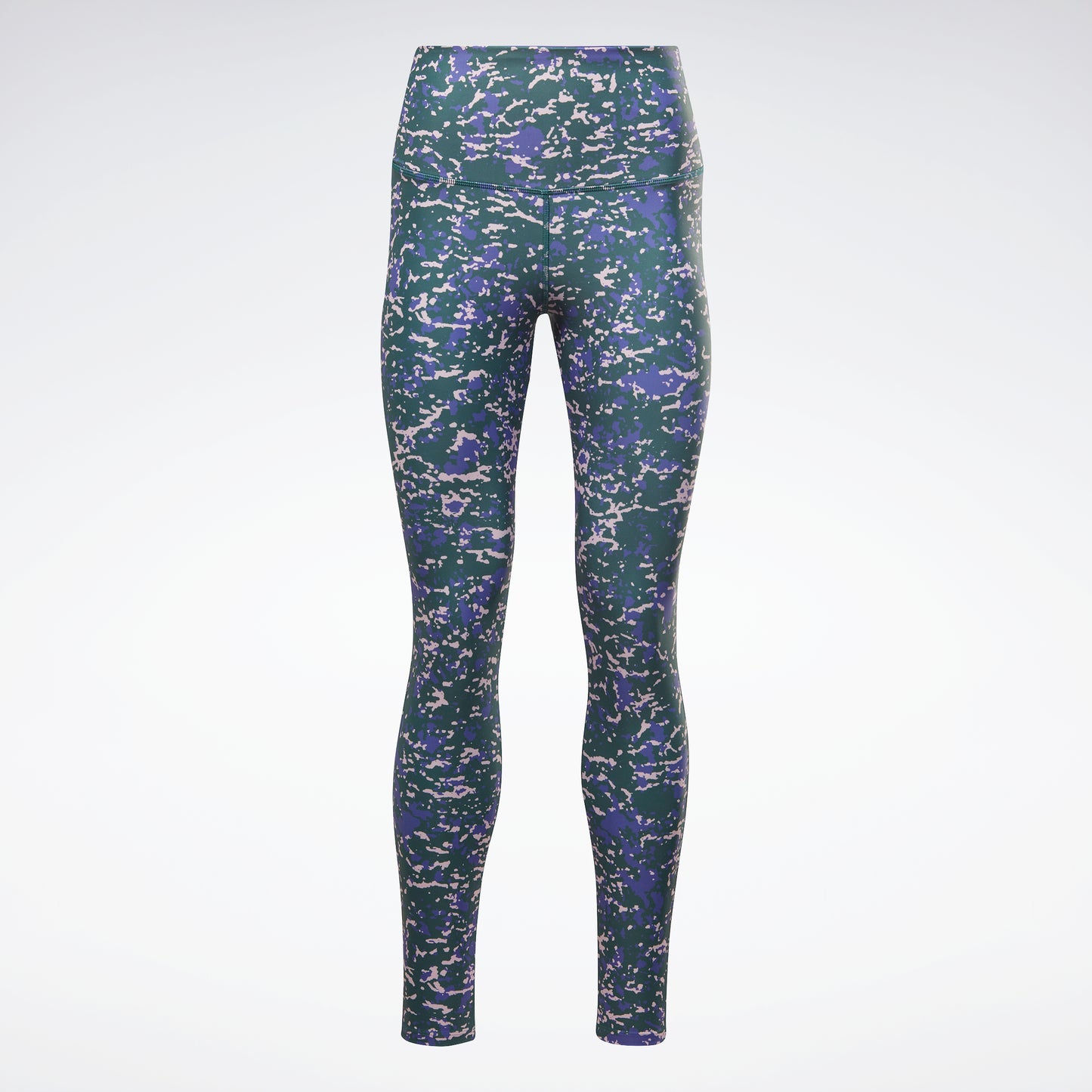Reebok Apparel Women Lux 2.0 Speckle Modern Safari Leggings Forgrn