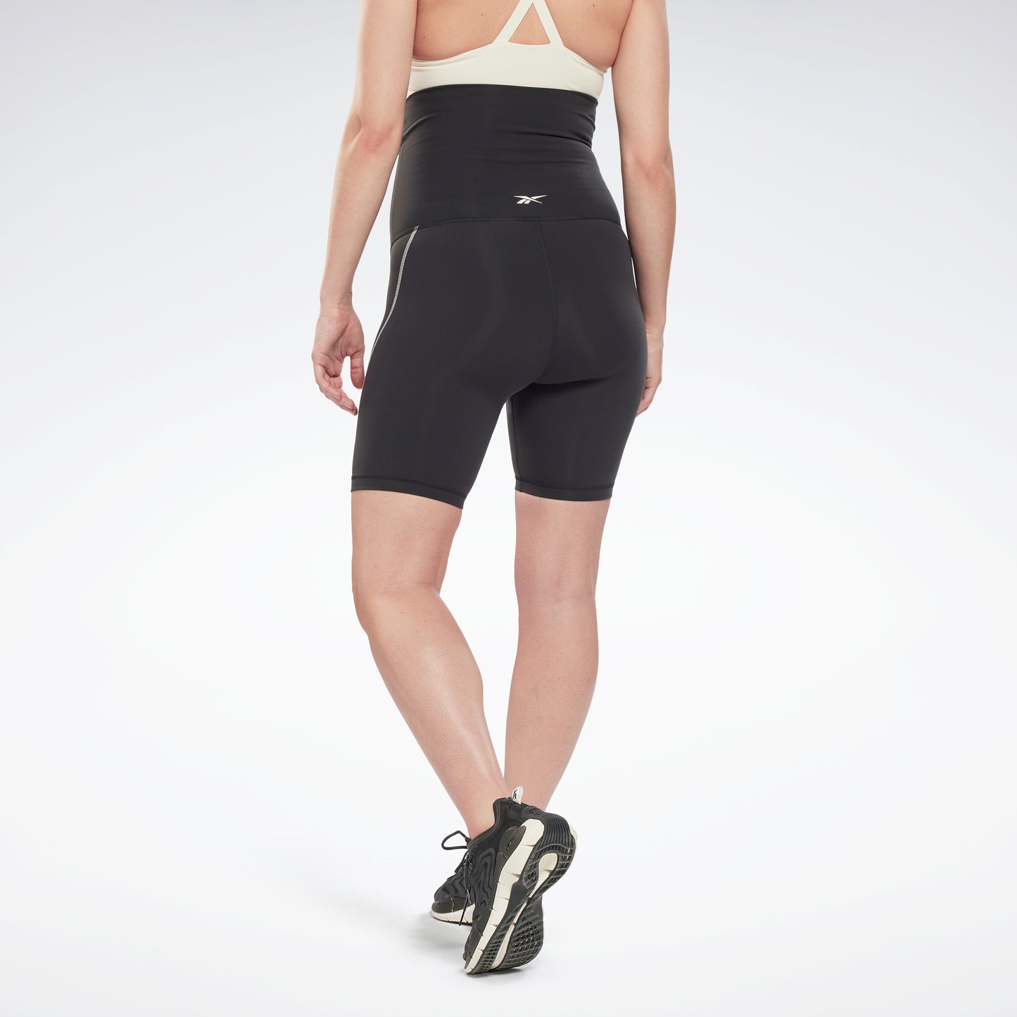 Reebok Apparel Women Maternity Legging Shorts Black