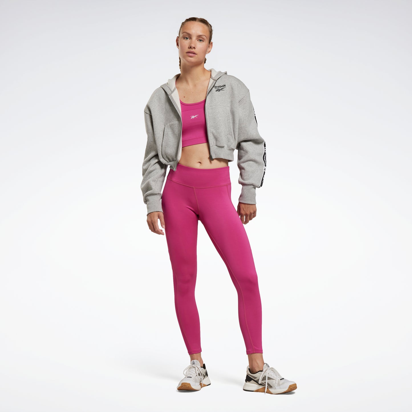 Reebok Apparel Women Workout Ready Mesh Leggings Seprpi