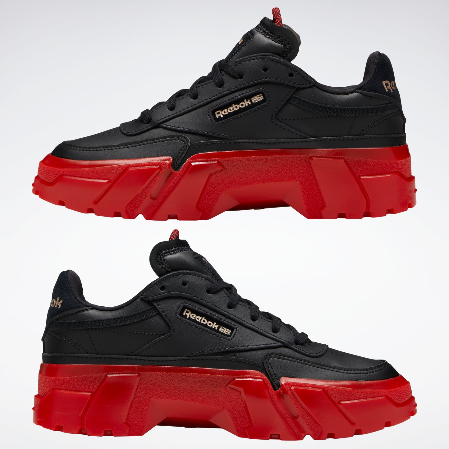 Reebok Footwear Women Cardi B Club C Shoes Cblack/Vecred/Rosgol