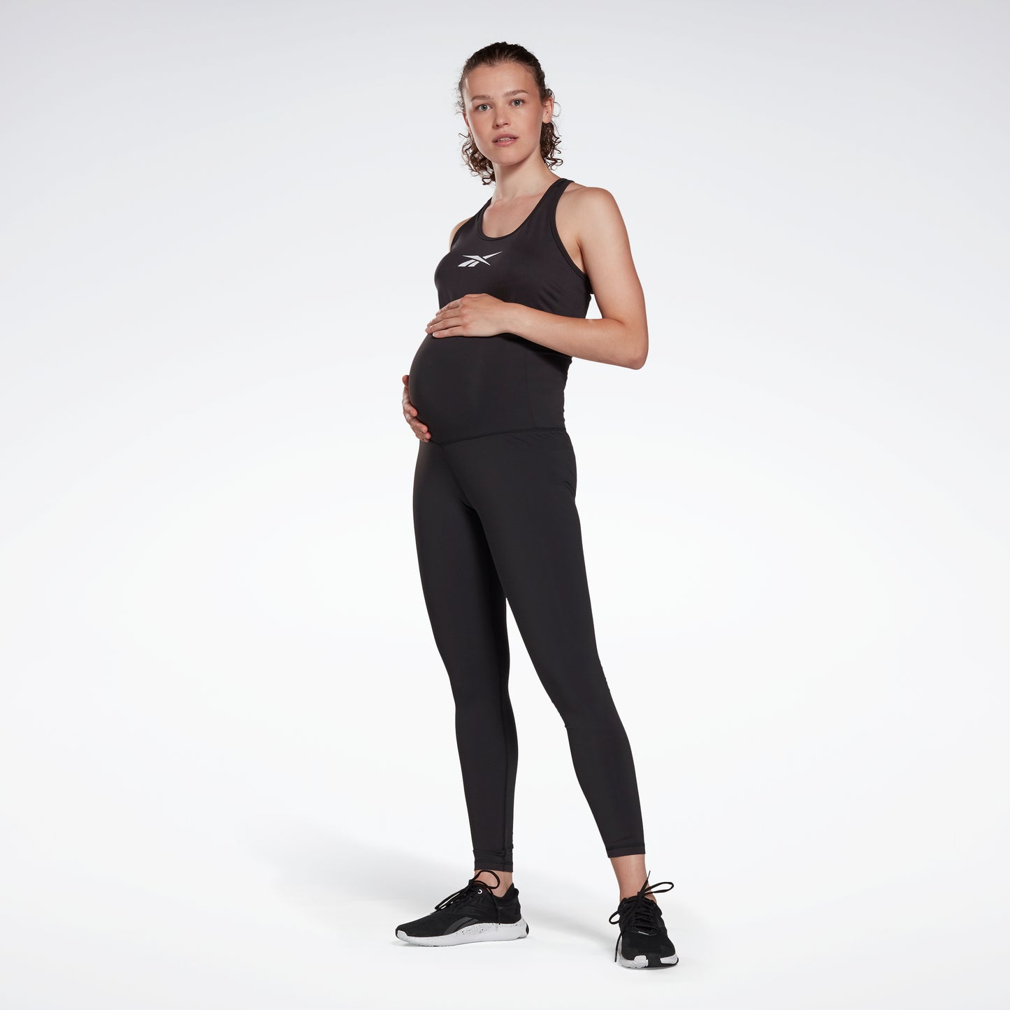 Reebok Apparel Women Reebok Lux Maternity Tights 2.0 Black