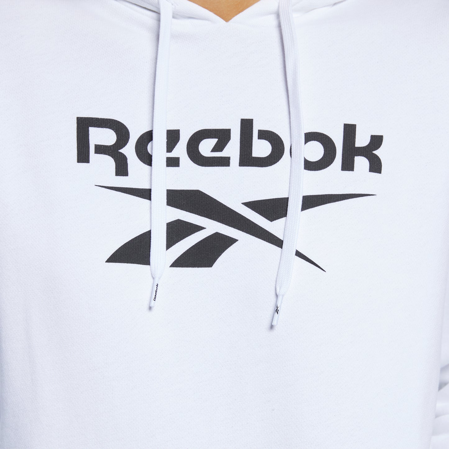 Reebok Apparel Women Classics Big Logo Hoodie White