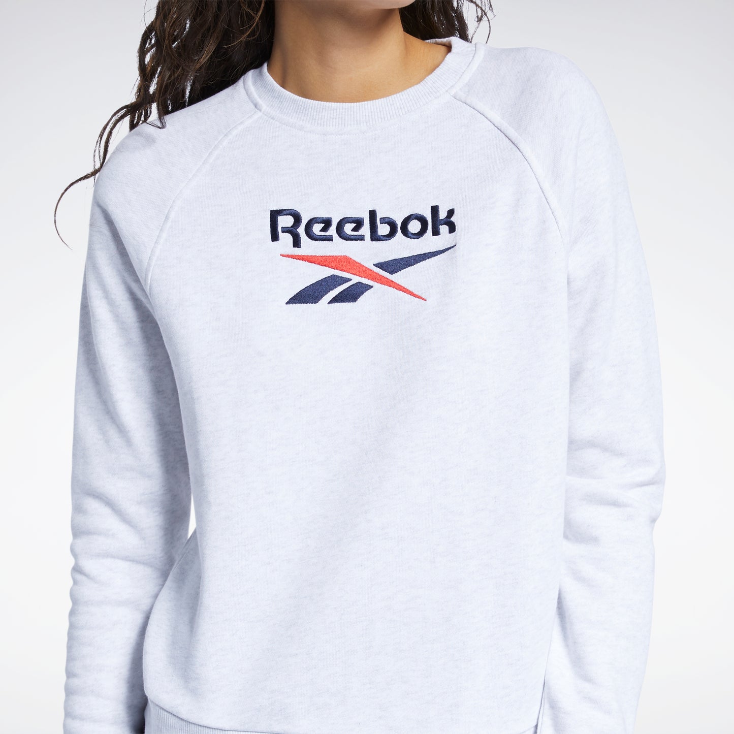 Reebok Apparel Femme Classics Big Vector Crew Sweatshirt Whtmel