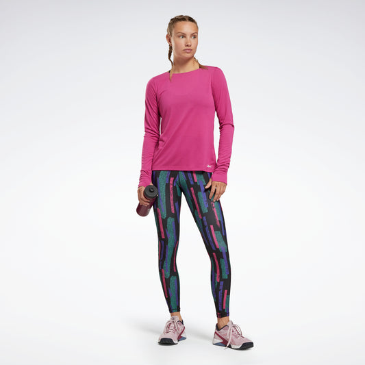 Reebok Apparel Women Workout Ready Supremium Long-Sleeve Top T-Long-Sleeve Top Seprpi
