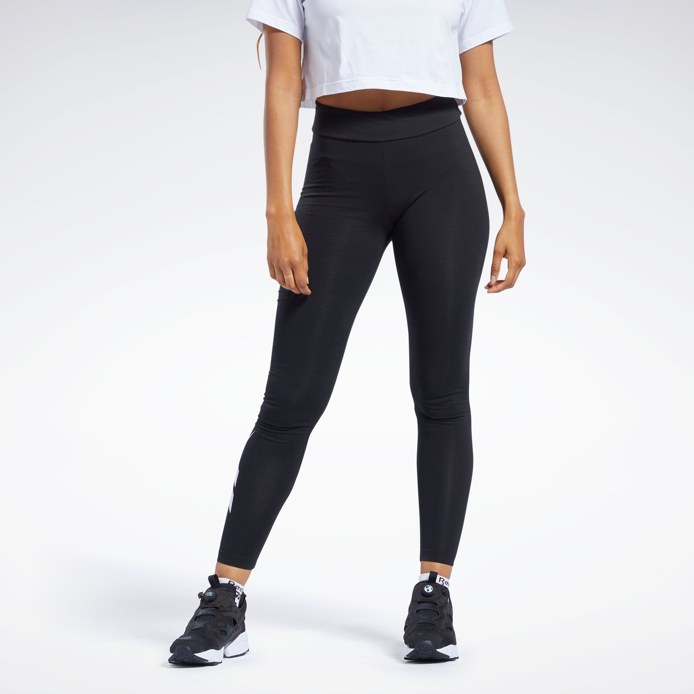 Performance Women's Cotton-spandex With Side Pockets Legging In Black