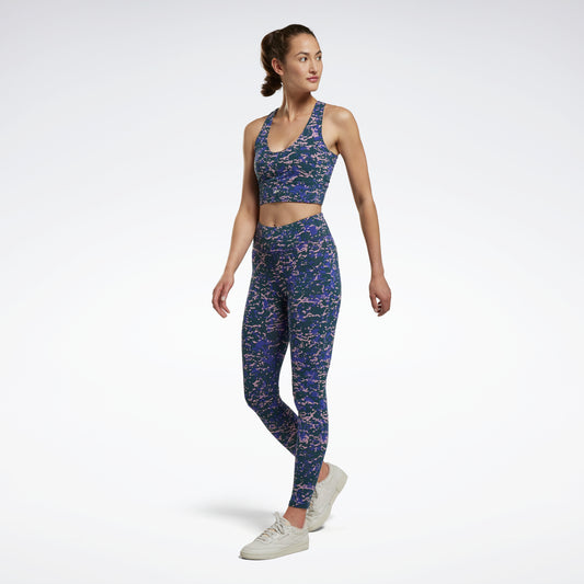 Reebok Apparel Women Modern Safari Cotton Leggings Forgrn