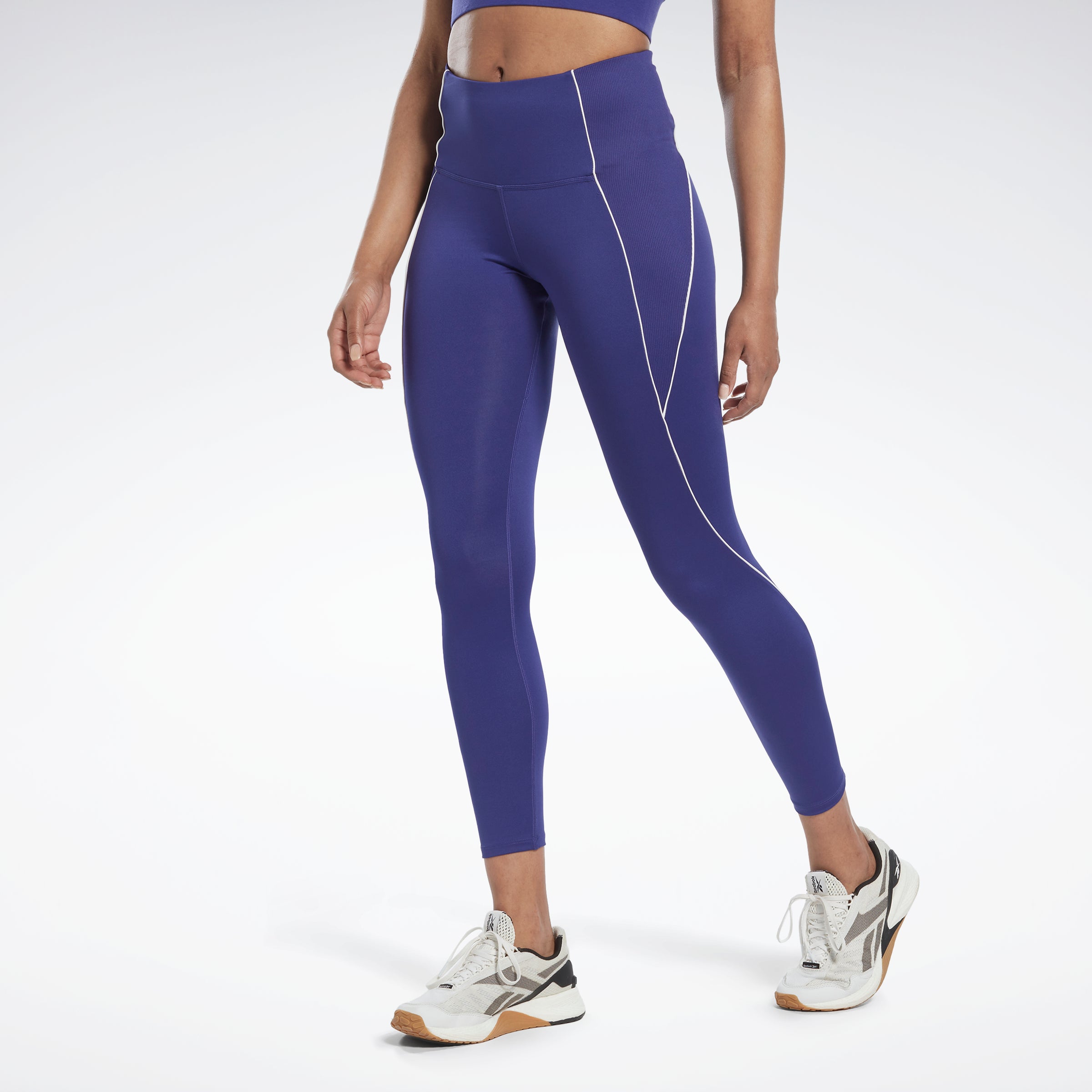 Reebok Women's Revolve High Rise Capri Legging with 22” Inseam and Side  Pockets 