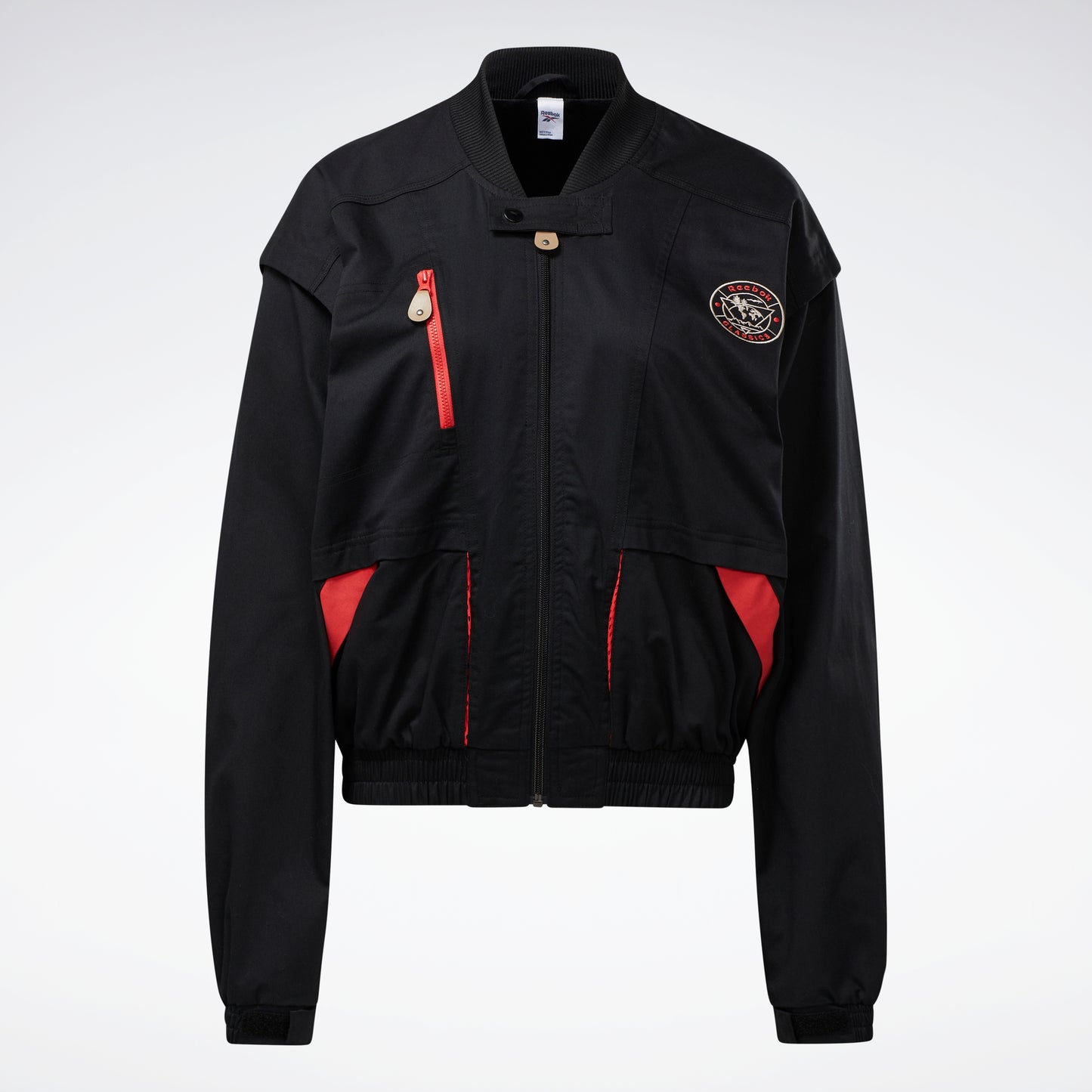 Reebok Apparel Women Classics Archive Zip-Off Jacket Black