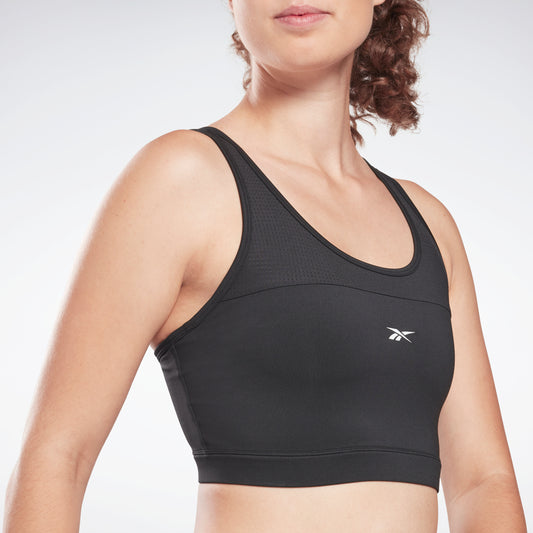 Reebok Apparel Women Workout Ready Mesh Bralette Nghblk