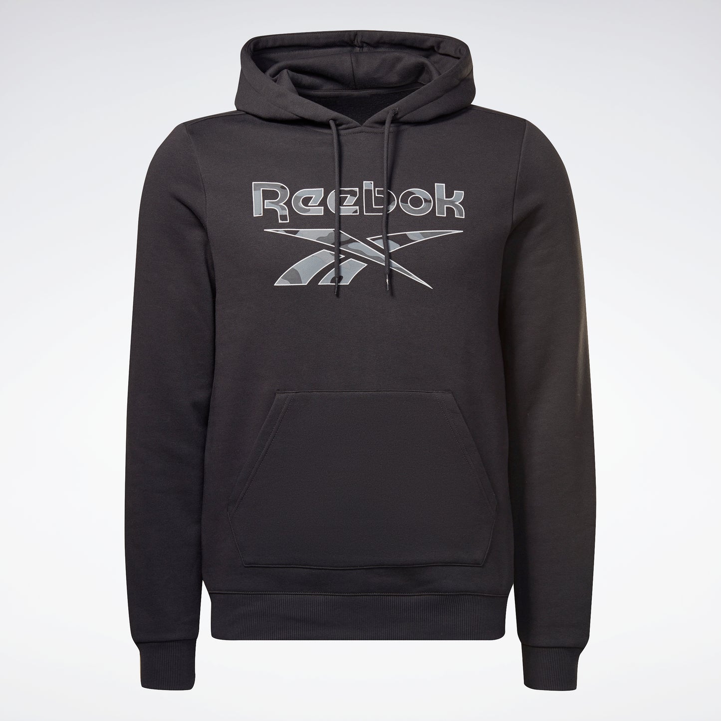 Reebok Apparel Men Reebok Identity Big Logo Hoodie Black