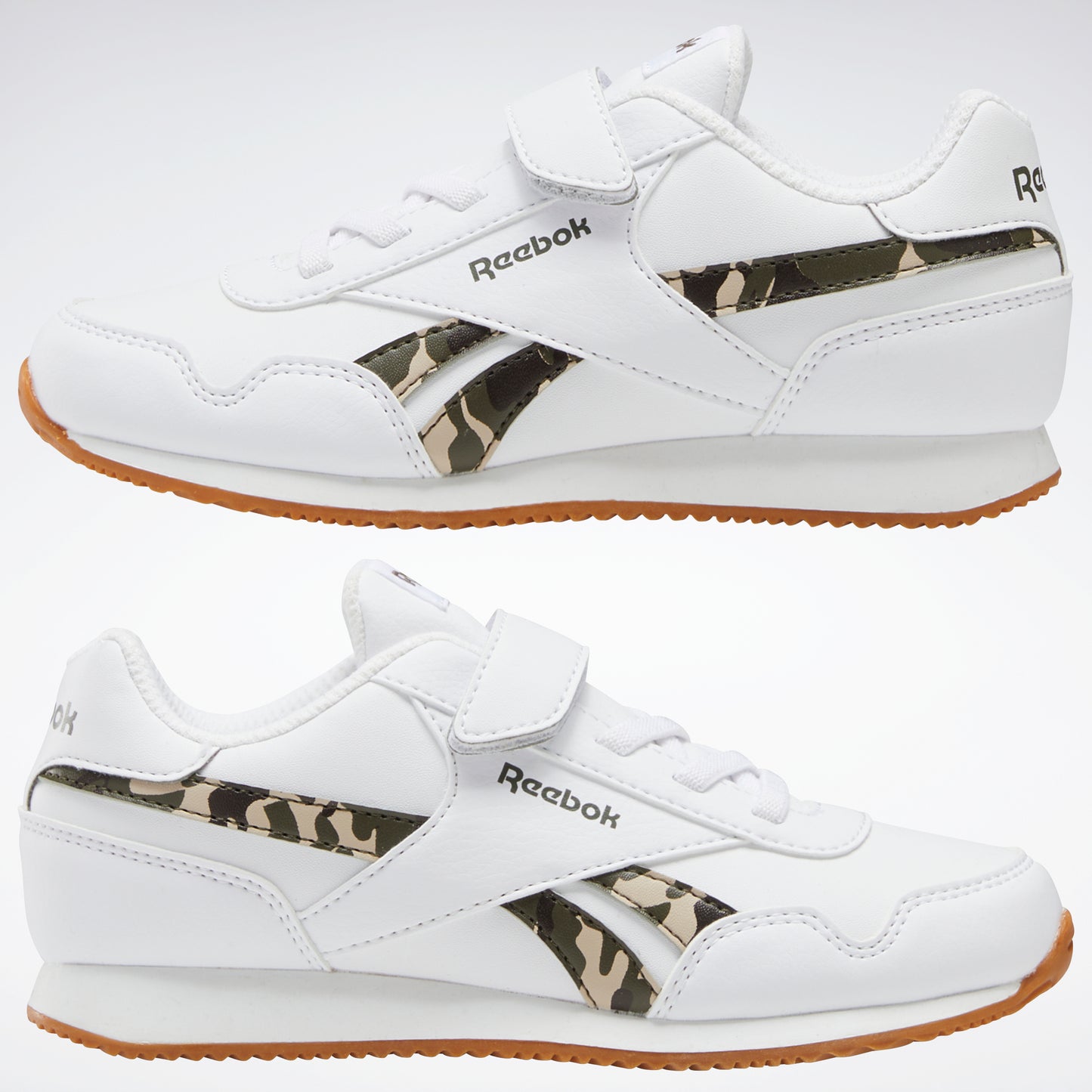 Reebok Footwear Kids Royal Classic Jogger 3 Shoes Child Ftwwht/Ftwwht/Armgrn