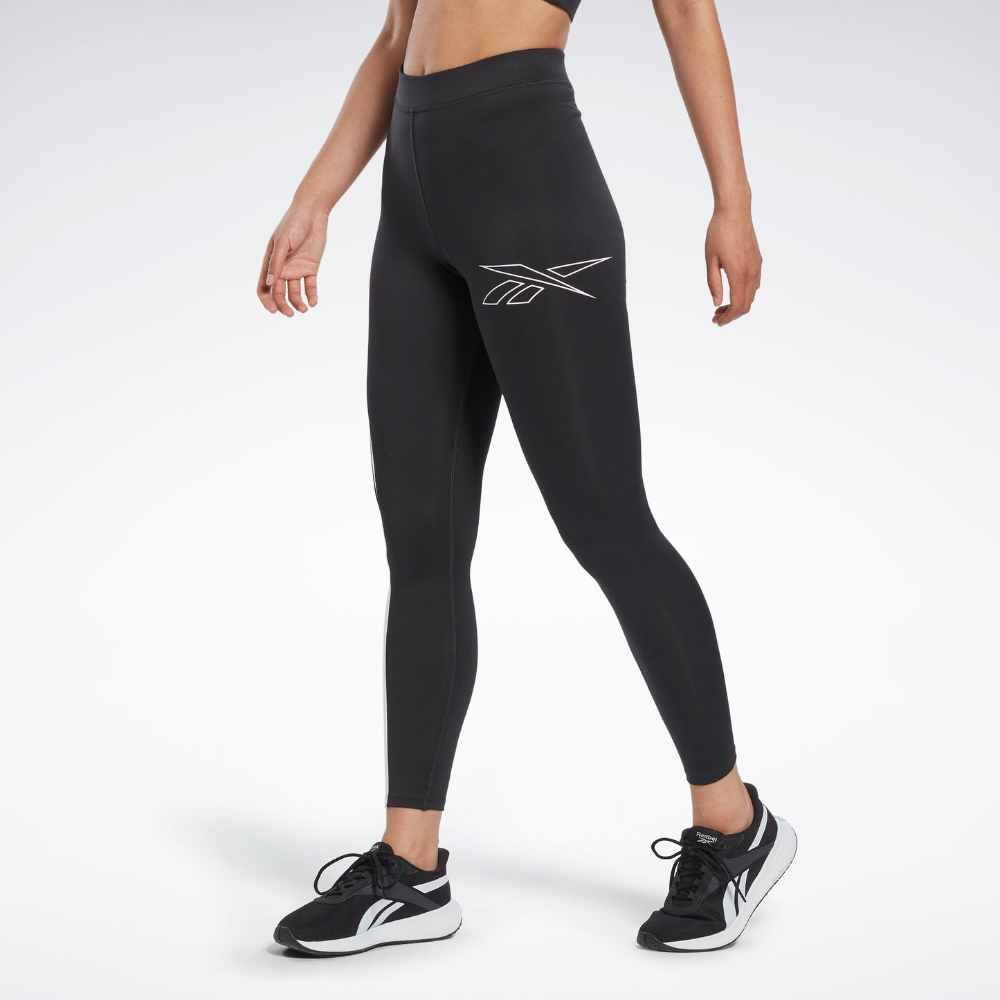 Reebok Apparel Women Running Vector Leggings Nghblk