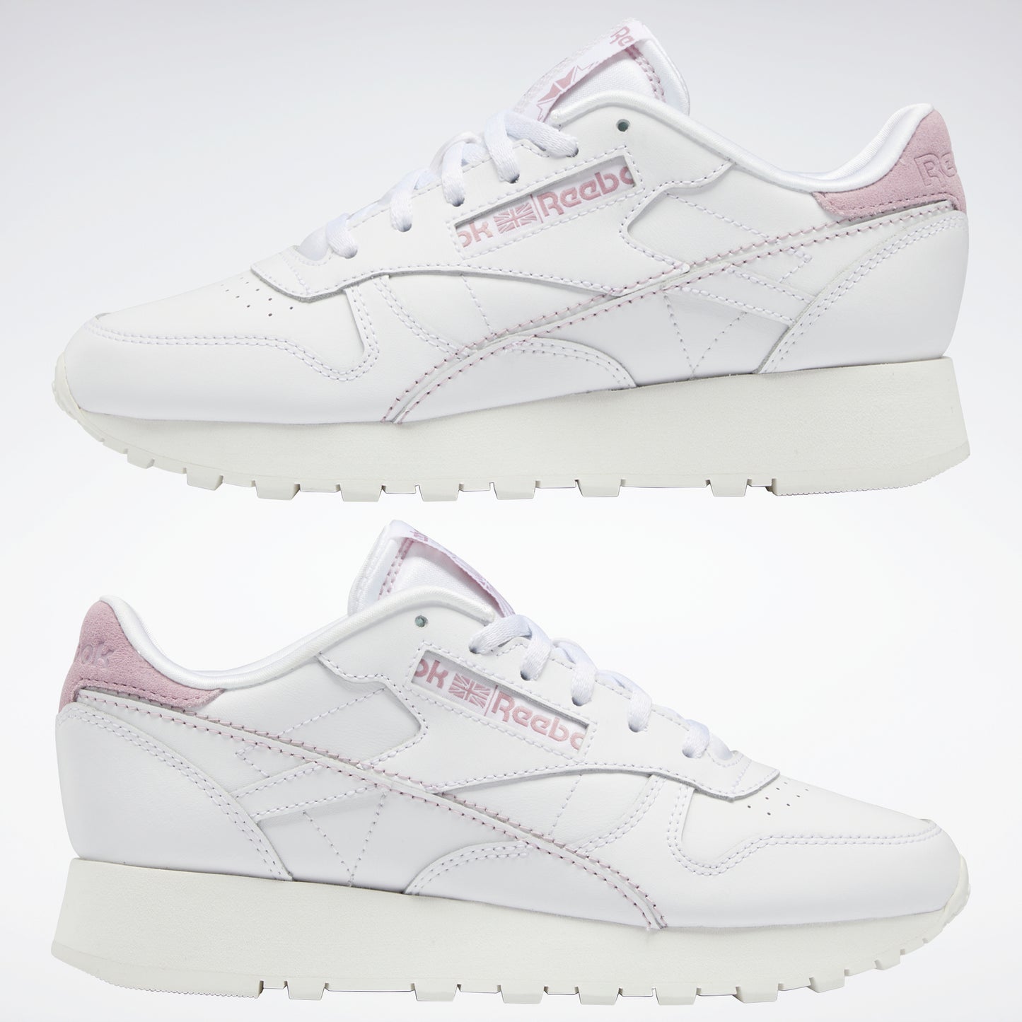 Reebok Footwear Women Classic Leather Make It Yours Shoes Ftwwht/Chalk/Inflil