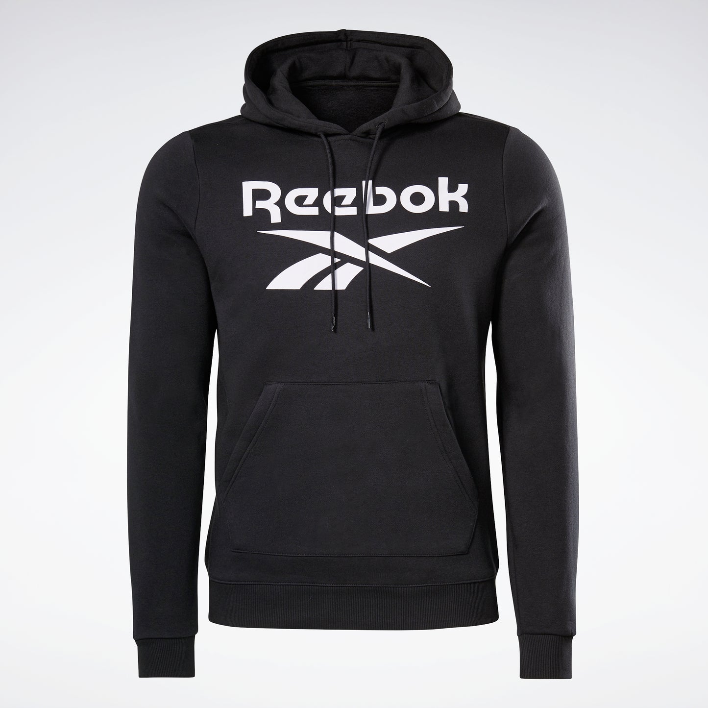 Reebok Apparel Men Reebok Identity Fleece Hoodie Black/White
