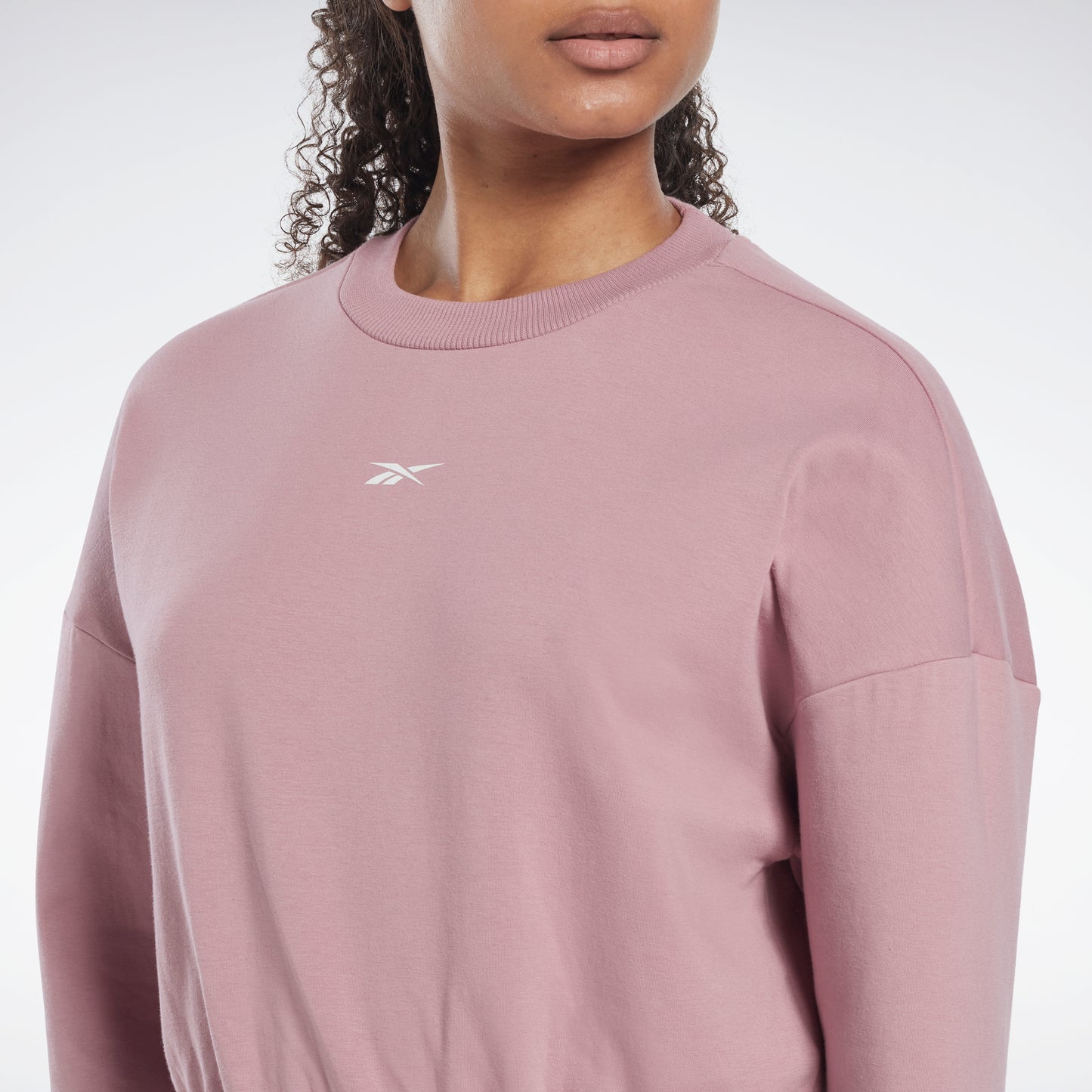 Reebok Apparel Women Dreamblend Cotton Midlayer Sweatshirt Inflil