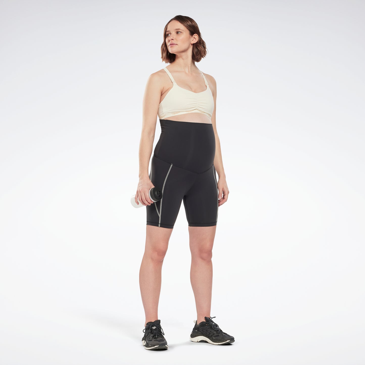 Reebok Apparel Women Maternity Legging Shorts Noirs