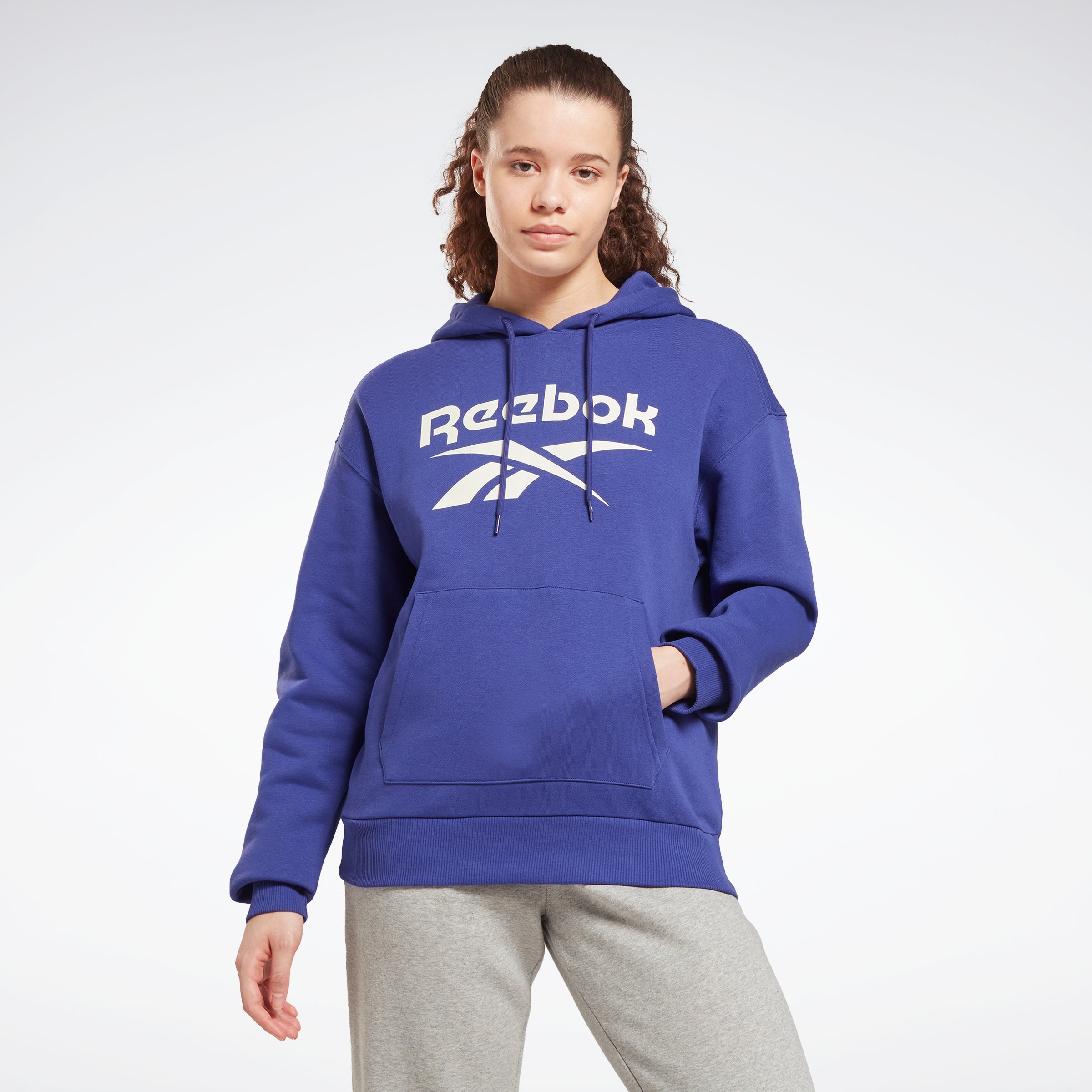 Reebok classic hoodie womens blue Clearance