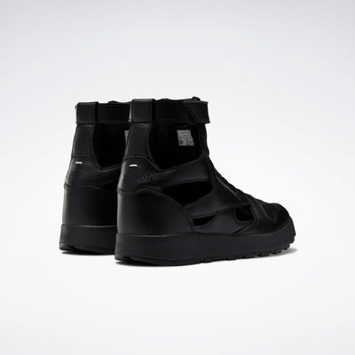 Chaussures Reebok Footwear Hommes Maison Margiela Classic Cuir Tabi Chaussures hautes Noir/Blanc/Noir