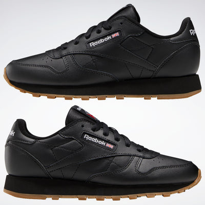 Chaussures Reebok Footwear Kids Classic Leather Shoes Junior Cblack/Cblack/Rbkg02