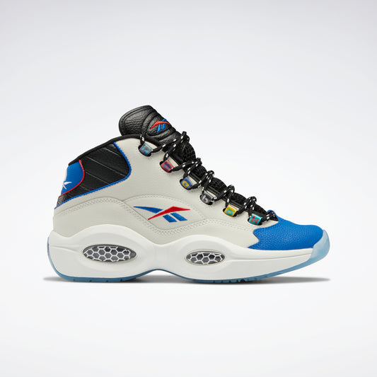 Reebok Footwear Men Question Mid Shoes Chalk/Cblack/Vecblu