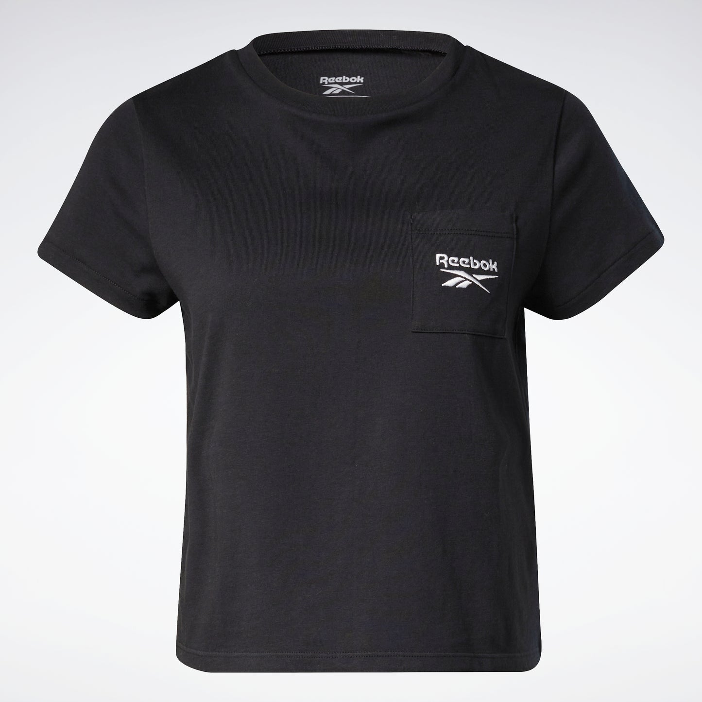 Reebok Apparel Women Reebok Identity Pocket T-Shirt Black
