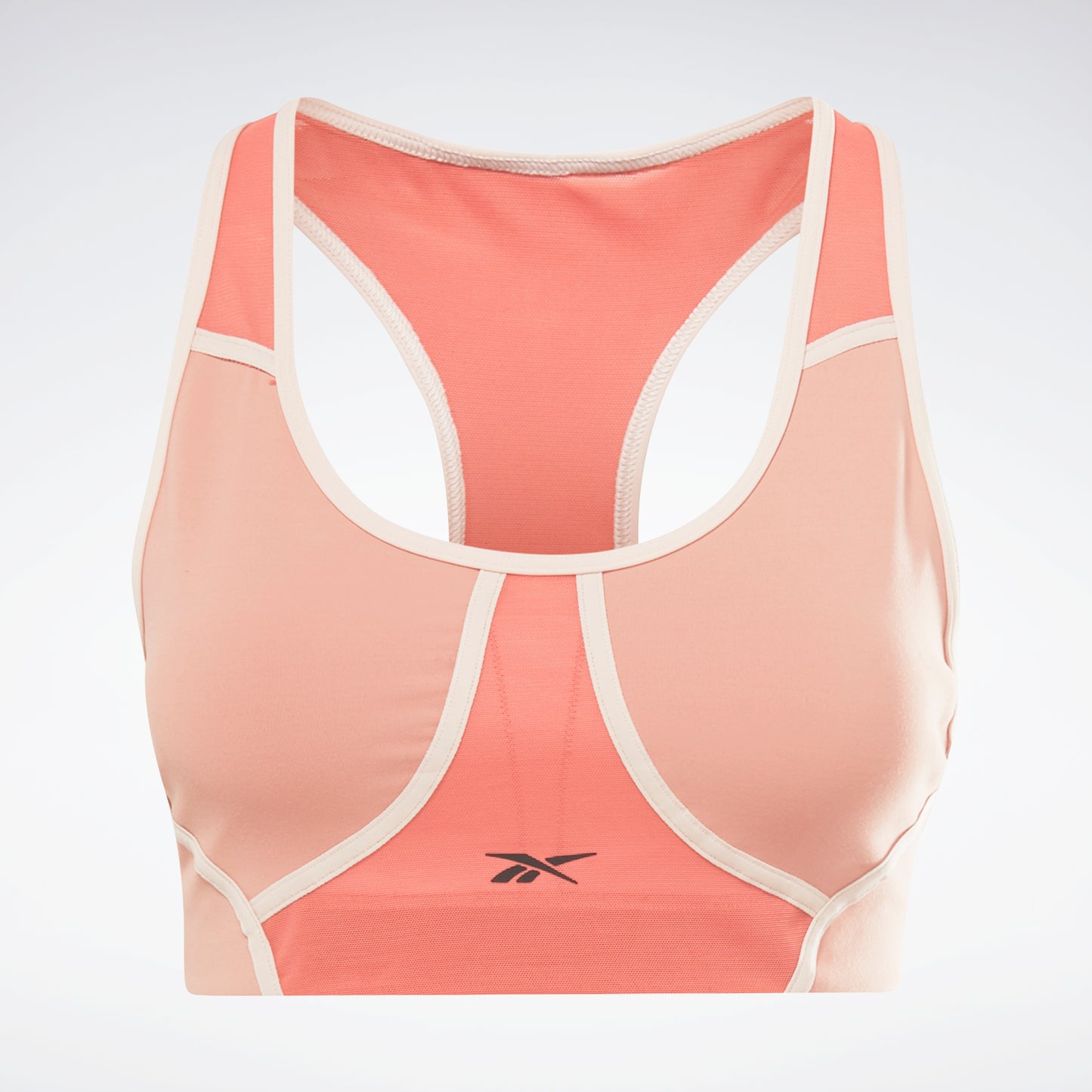 Reebok Apparel Women Lux Racer Colorblocked Padded Bra Cancor