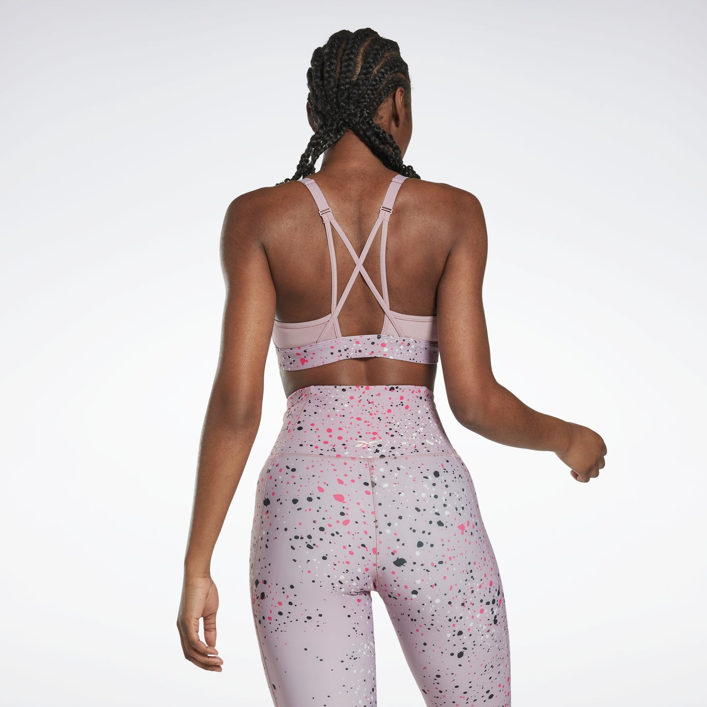 Soutien-gorge à bretelles Reebok Apparel Women Lux Multi-Colored Speckle Inflil