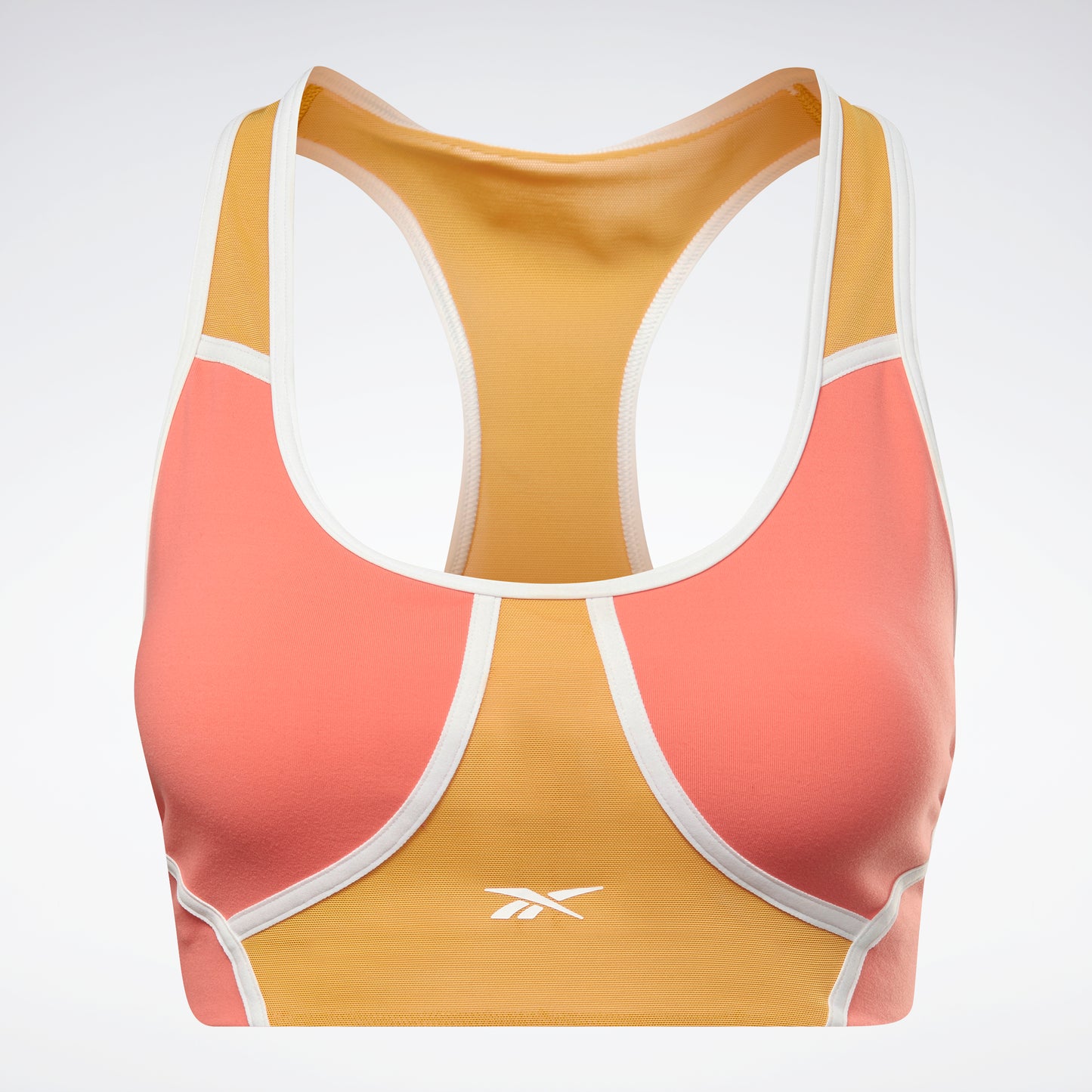 Reebok Apparel Women Lux Racer Colorblocked Padded Bra Smorfl