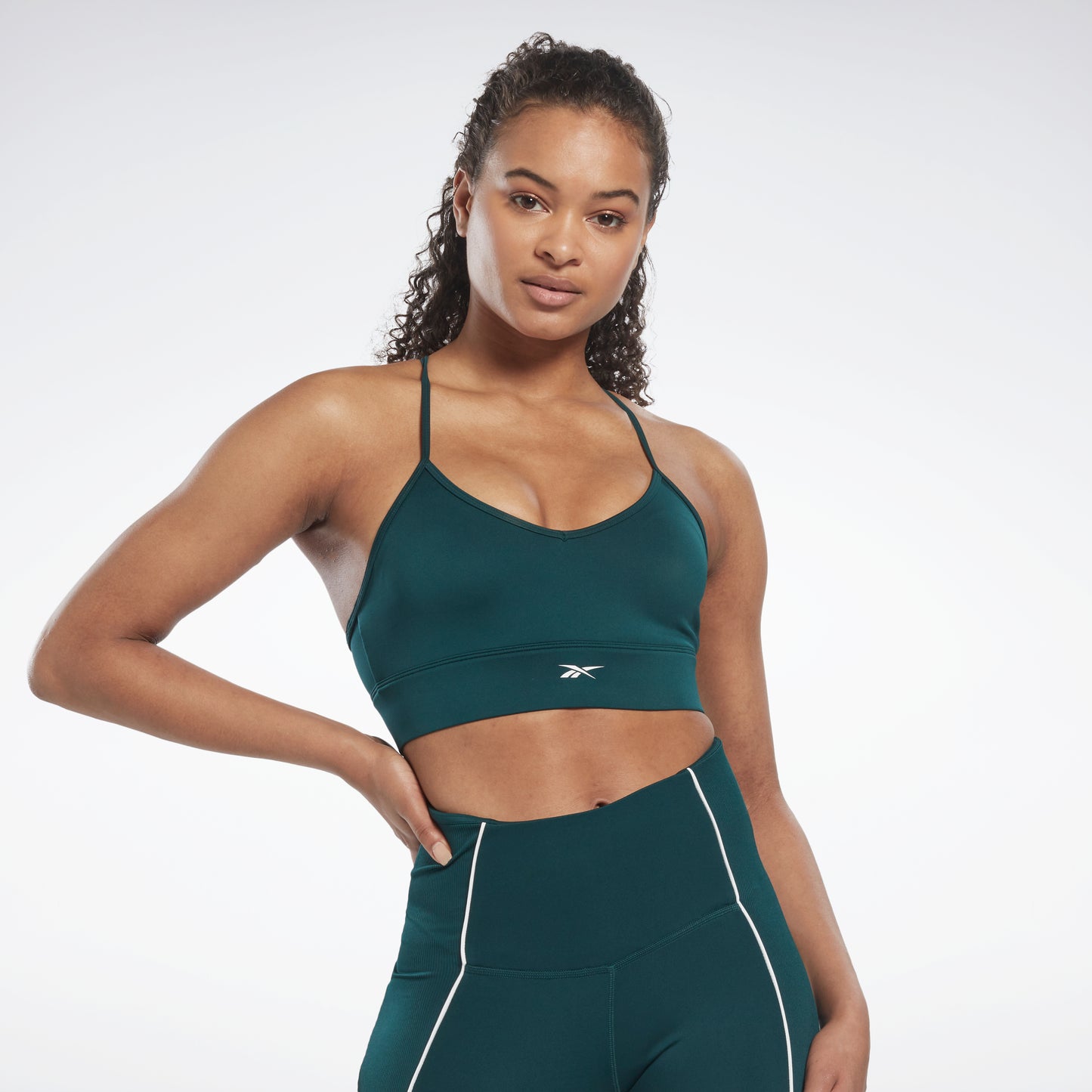 Reebok Apparel Women Workout Ready Sports Bra Forgrn