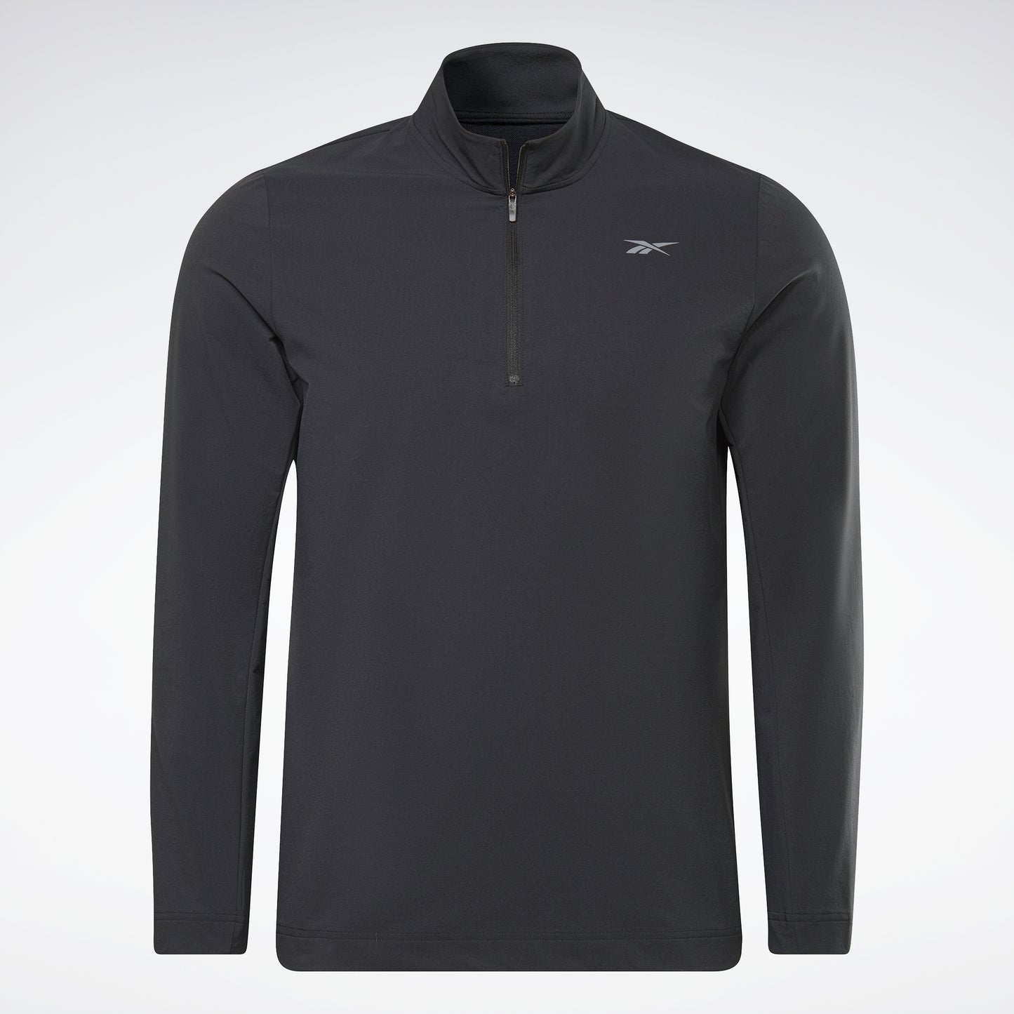 Reebok Apparel Men Performance Quarter-Zip Sweatshirt Black